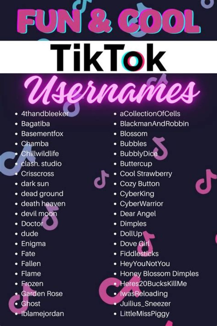 The Ultimate Guide To Creative And Unforgettable TikTok Usernames